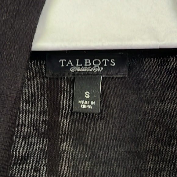 Talbots Black Short Sleeve Top - Picture 2 of 6